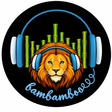 Lion avec casque et bambou.png